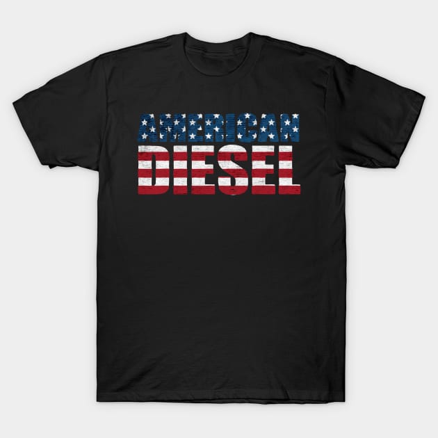 Flag american diesel T-Shirt by Sendumerindu